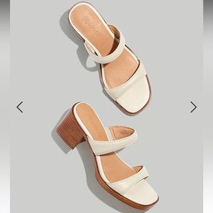 Madewell The Saige Double-Strap Sandal in Leather